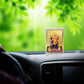 Diviniti 24K Gold Plated Vishwakarma Ji Frame For Car Dashboard, Home Decor, Puja, Gift (11 x 6.8 CM)