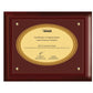 DIVINITI 24K GOLD PLATED MDF FRAME CERTIFICATE OF APPRECIATION ROUND FOIL