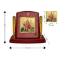 Diviniti 24K Gold Plated Durga Mata For Car Dashboard, Home Decor, Puja Room & Gift (7 x 9 CM)