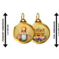 Diviniti 24K Double sided Gold Plated Pendant Gurunanak  & Golden Temple|28 MM Flip Coin (1 PCS)