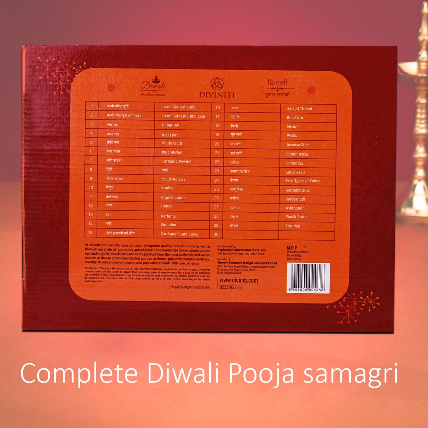 DIVINITI DIWALI PUJA KIT