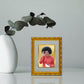 DIVINITI 24K Gold Plated Sathya Sai Baba Photo Frame For Home Decor, Puja Room, Festival (21.5 X 17.5 CM)