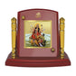 Diviniti 24K Gold Plated Durga Mata For Car Dashboard, Home Decor, Puja Room & Gift (7 x 9 CM)