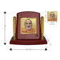 Diviniti 24K Gold Plated Pramukh Swami For Car Dashboard, Home Decor & Table Top (7 x 9 CM)