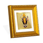 DIVINITI 24K Gold Plated Maa Kali Photo Frame For Decor, Table, Puja, Festive Gift (10 X 10 CM)