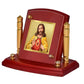 Diviniti 24K Gold Plated Jesus Christ For Car Dashboard, Home Decor, Table, Festival Gift (7 x 9 CM)