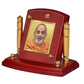 Diviniti 24K Gold Plated Pramukh Swami For Car Dashboard, Home Decor & Table Top (7 x 9 CM)