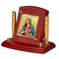 Diviniti 24K Gold Plated Mother Mary For Car Dashboard, Home Decor, Festival Gift (7 x 9 CM)