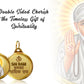 Diviniti 24K Double sided Gold Plated Pendant  SAI BABA & OM|22 MM Flip Coin (1 PCS)