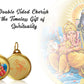 Diviniti 24K Double sided Gold Plated Pendant SHIVA & OM|28 MM Flip Coin (1 PCS)