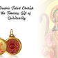 Diviniti 24K Double sided Gold Plated Pendant Panchmukhi Hanuman & Yantra|22 MM Flip Coin (1 PCS)