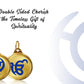 Diviniti 24K Double sided Gold Plated Pendant KHANDA SAHIB & EK ONKAR|28 MM Flip Coin (1 PCS)