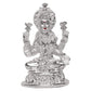 Diviniti Lakshmi Idol for Home Decor| 999 Silver Plated Sculpture of Maa Lakshmi Figurine| Idol for Home, Office, Temple and Table Decoration| Religious Idol For Pooja, Gift (5.7 X 6 X 10)CM