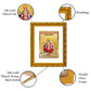 DIVINITI 24K Gold Plated Santoshi Mata Photo Frame For Home Decor, Tabletop, Puja (21.5 X 17.5 CM)