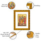 DIVINITI 24K Gold Plated Ram Darbar Photo Frame For Home Wall Decor, Festival, Puja (21.5 X 17.5 CM)