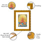 DIVINITI 24K Gold Plated Lakshmi Ganesha Saraswati Wall Photo Frame For Home Decor, Gift (21.5 X 17.5 CM)