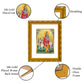 DIVINITI 24K Gold Plated Krishna Photo Frame For Home Wall Decor, Tabletop, Gift, Puja (21.5 X 17.5 CM)