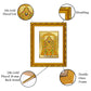 DIVINITI 24K Gold Plated Tirupati Balaji Wall Photo Frame For Home Decor, TableTop, Puja (21.5 X 17.5 CM)