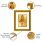 DIVINITI 24K Gold Plated Guru Gorakhnath Photo Frame For Home Wall Decor, Worship (21.5 X 17.5 CM)