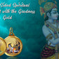 Diviniti 24K Double sided Gold Plated Pendant  RADHA KRISHNA & LADDU GOPAL|22 MM Flip Coin (1 PCS)