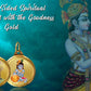 Diviniti 24K Double sided Gold Plated Pendant  RADHA KRISHNA & BALGOPAL|28 MM Flip Coin (1 PCS)