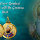 Diviniti 24K Double sided Gold Plated Pendant  Gurunanak & Guru Gobind Singh |28 MM Flip Coin (1 PCS)