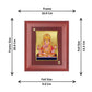 DIVINITI Dagadu Ganesha Gold Plated Wall Photo Frame, Table Décor| MDF 2 Wooden Wall Photo Frame and 24K Gold Plated Foil| Religious Photo Frame Idol For Pooja, Gifts Items (20.0CMX16.0CM)