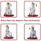 DIVINITI 999 Silver Plated Lord Hanuman Idol For Car Dashboard, Home Decor, Housewarming Gift (9 X 6 CM)