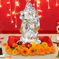 DIVINITI 999 Silver Plated Radha Krishna Idol For Home Decor Showpiece, Puja, Luxury Gift (11.4 X 6 CM)