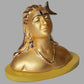 DIVINITI 24K Gold Plated Adiyogi Idol For Home Decor, Car Dashboard, Table, Luxury Gift (6.5 X 8.5 CM)