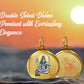 Diviniti 24K Double sided Gold Plated Pendant  SHIVA & OM|22 MM Flip Coin (1 PCS)