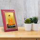 DIVINITI Buddha Gold Plated Wall Photo Frame, Table Décor| MDF 3 Wooden Wall Photo Frame and 24K Gold Plated Foil| Religious Photo Frame Idol For Pooja, Gifts Items (30.0CMX23.0CM)