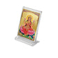 Diviniti 24K Gold Plated Lakshmi Ji Frame For Car Dashboard, Home Decor, Puja, Festival Gift (11 x 6.8 CM)