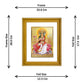 DIVINITI Gayatri Mata Gold Plated Wall Photo Frame, Table Decor| DG Frame 056 Size 2.5 and 24K Gold Plated Foil (28 CM X 23 CM)