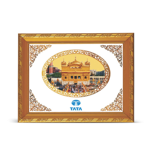 Buy 24K Gold Plated Swarn Mandir Photo Frame 