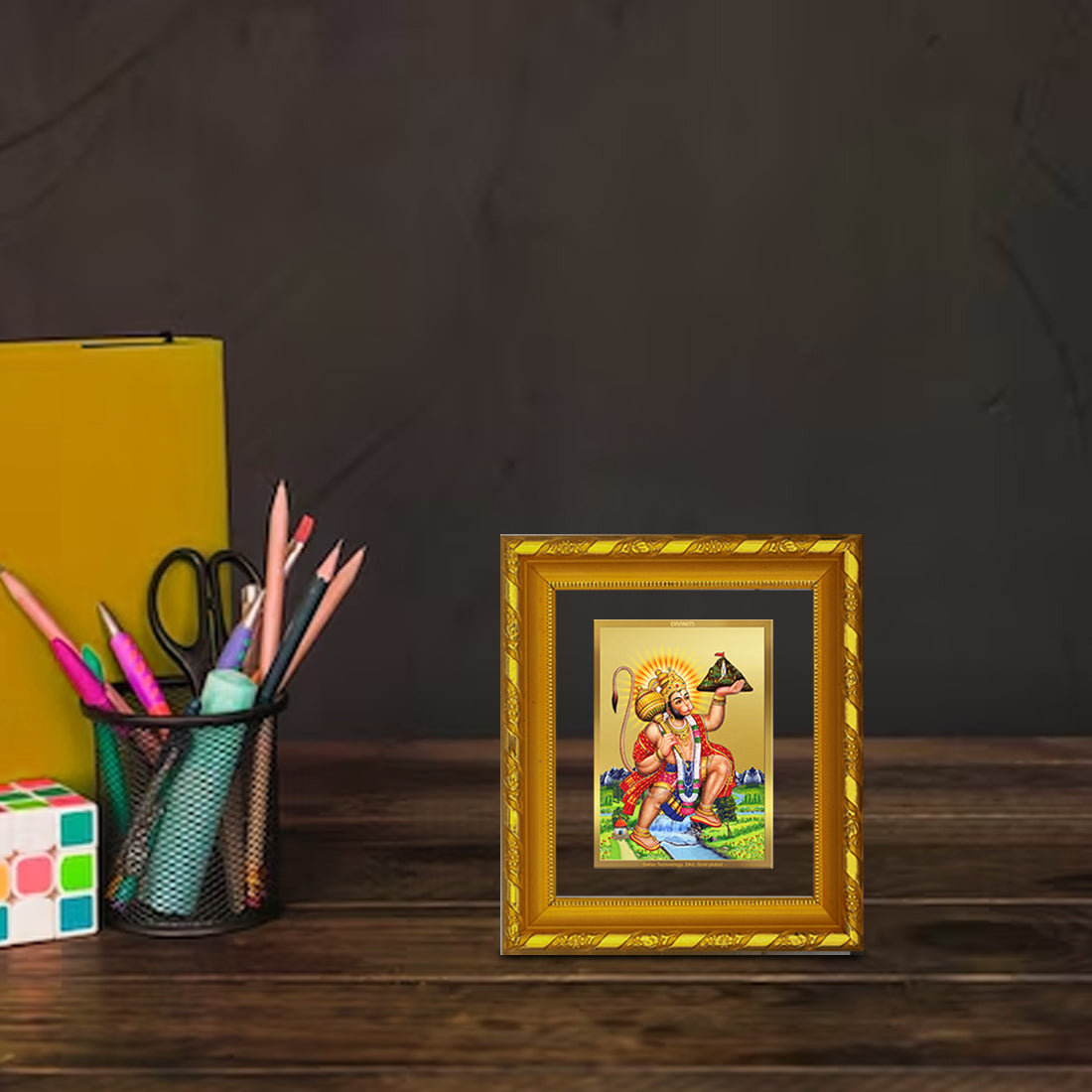 Buy Hanuman Ji Gold Plated Photo Frame | Elegant Decor