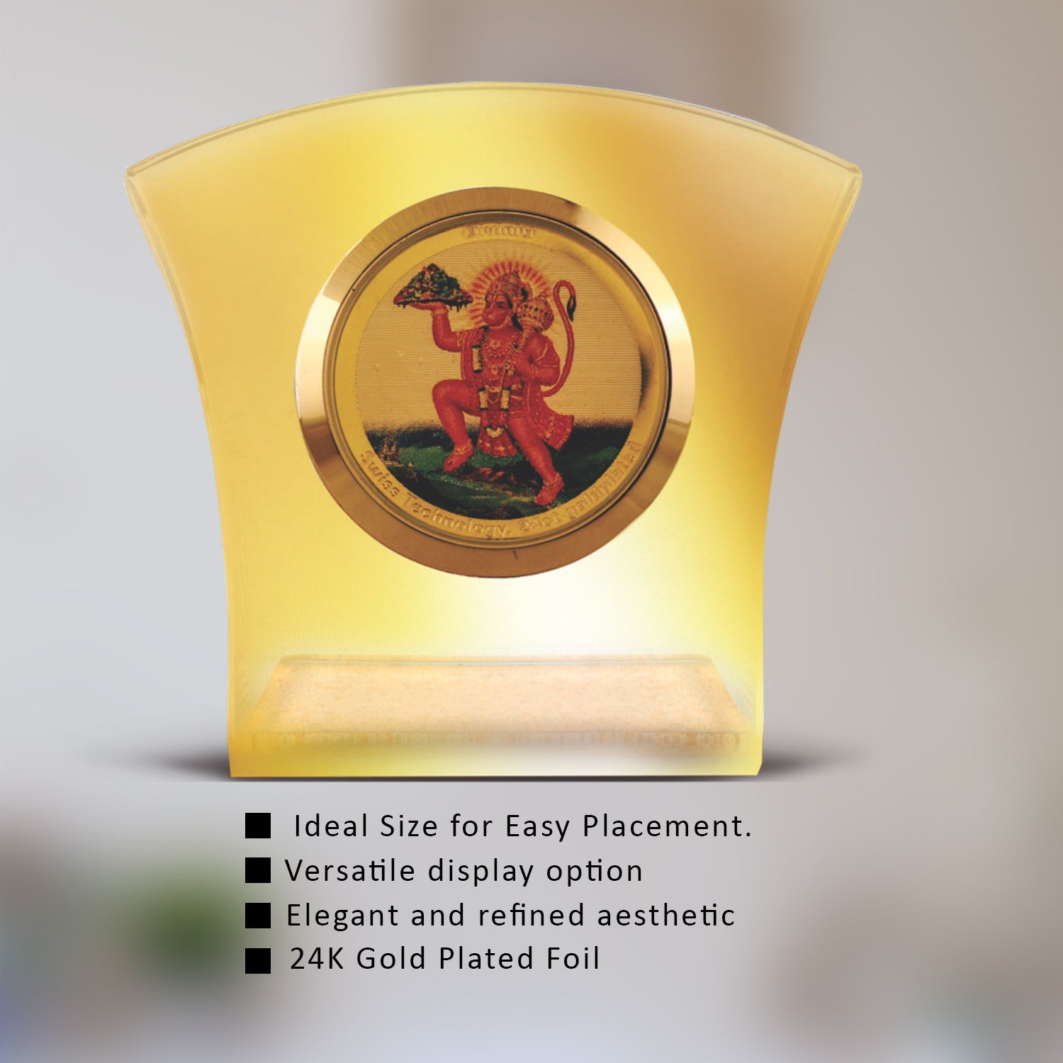 Custom 24K Gold Hanuman Photo Frame