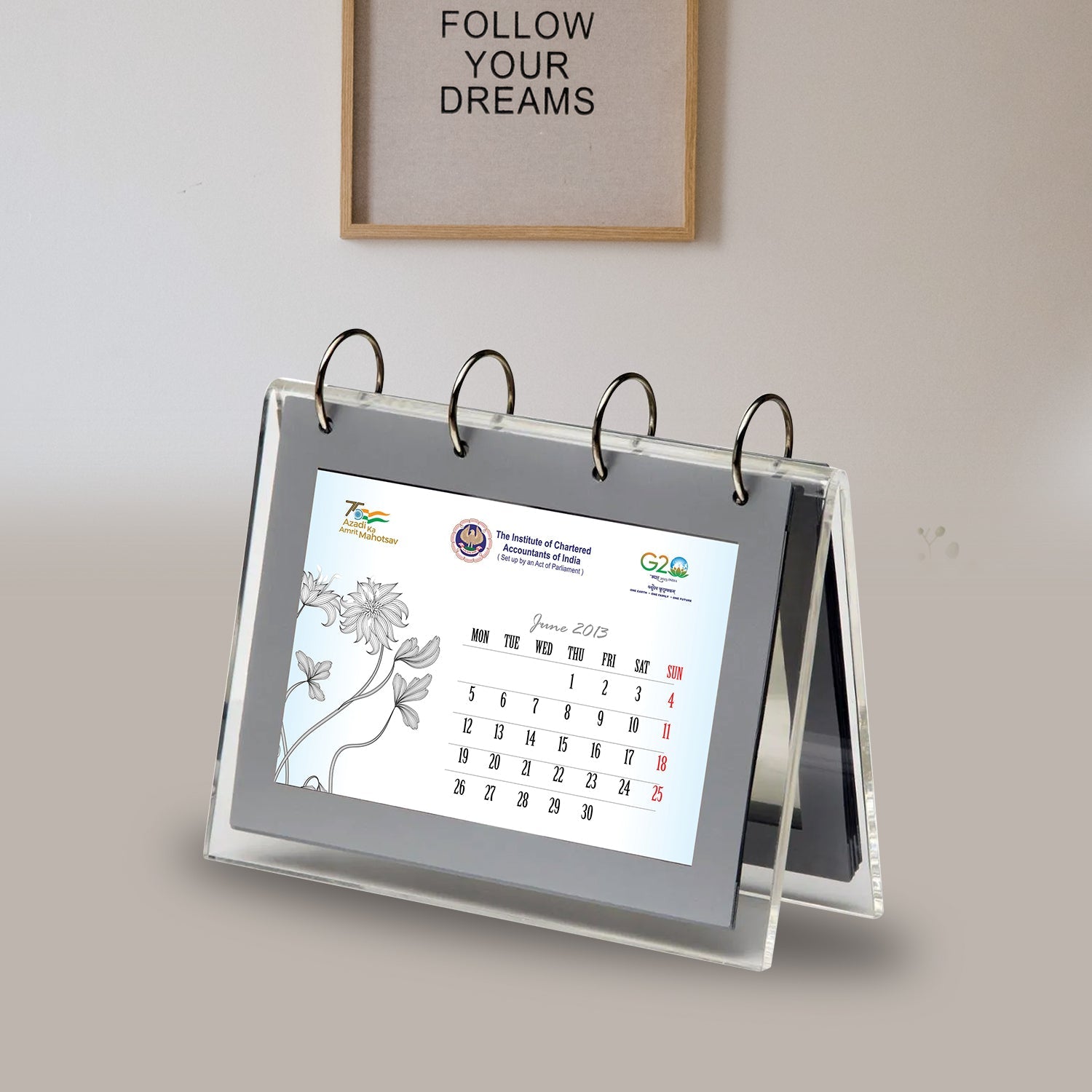 Custom Hanging Calendar for Office Gifting