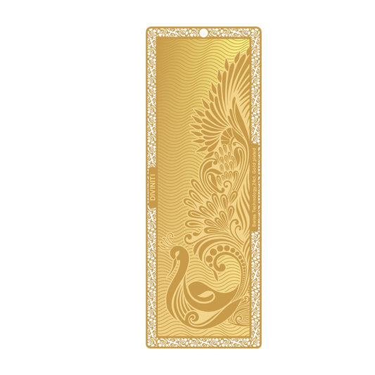 Customizable 24K Gold Bookmark