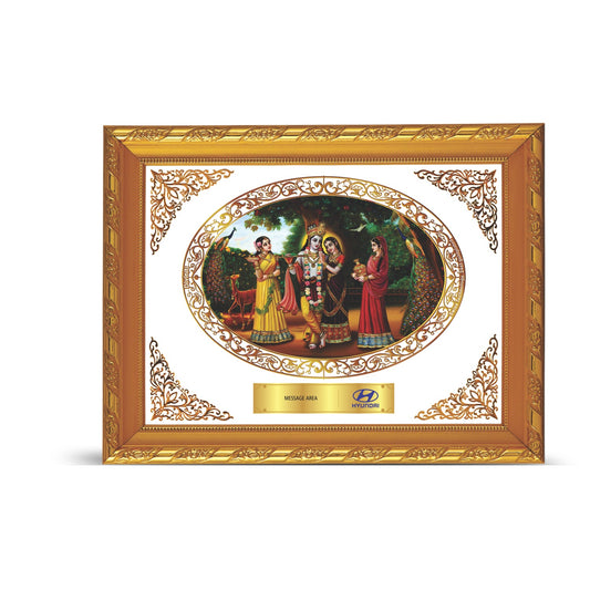 Customized Radha Krishna God Photo Frame for Corporate Gifting