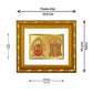 DIVINITI 24K Gold Plated Padmavathi Balaji Wall Photo Frame For Home Decor, Puja Room (15.0 X 13.0 CM)