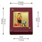 Diviniti 24K Gold Plated Guru Gobind Singh Frame For Car Dashboard & Home Decor Showpiece (5.5 x 6.5 CM)