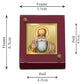 Diviniti 24K Gold Plated Guru Nanak Frame For Car Dashboard, Home Decor, Table Top (5.5 x 6.5 CM)