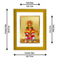 DIVINITI Ayyappan Gold Plated Wall Photo Frame | DG Frame 101 Size 2 Wall Photo Frame and 24K Gold Plated Foil| Religious Photo Frame Idol For Prayer(20.8CMX16.7CM)