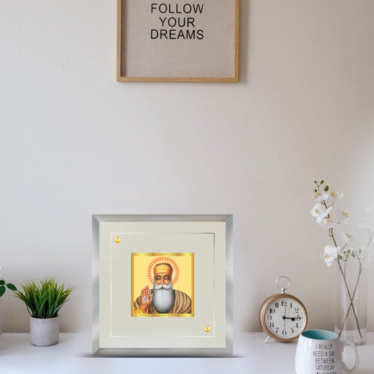 Elegant 24K Gold Plated Guru Nanak Photo Frame