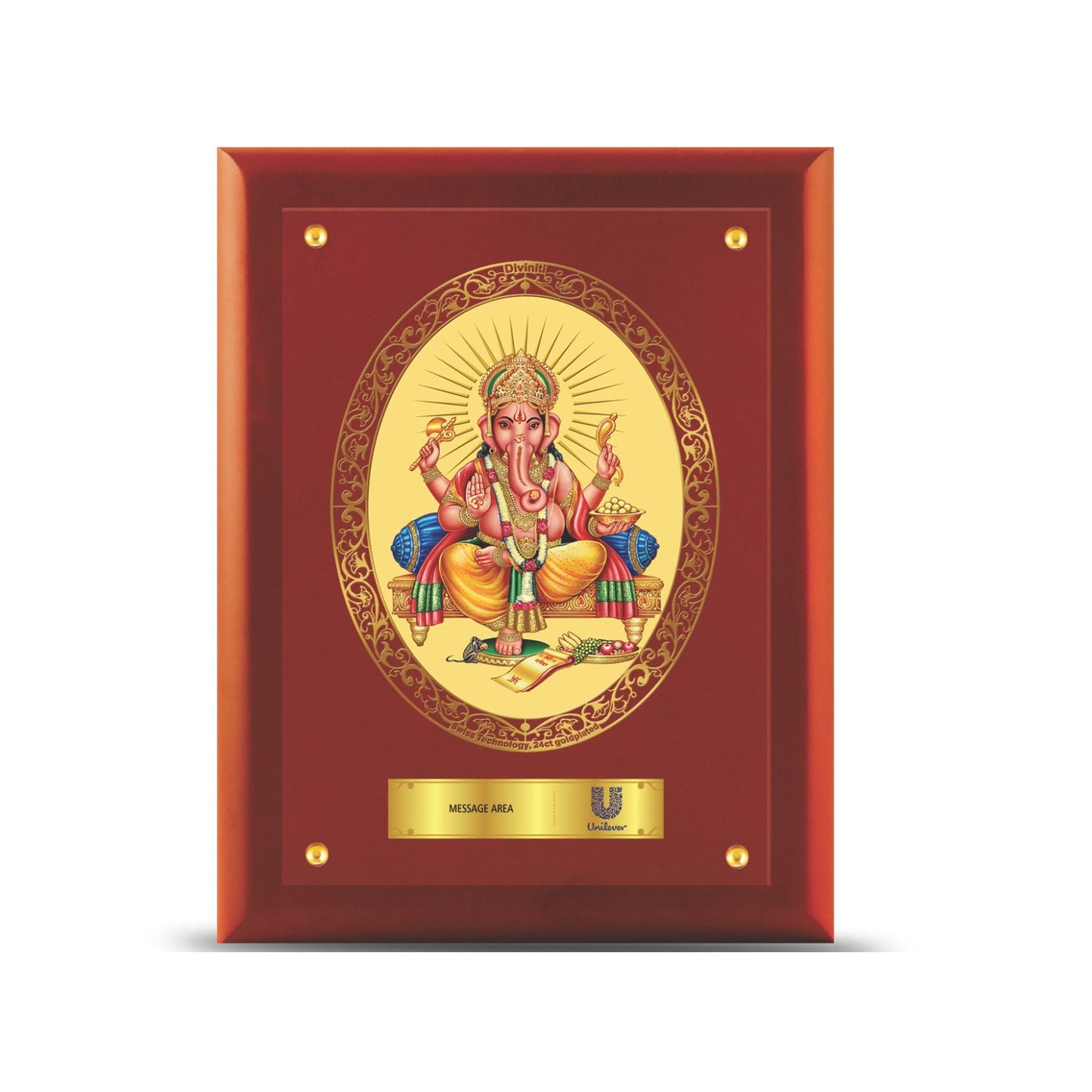 Gold Ganesha Wall Hanging