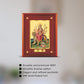 Gold Plated Durga Mata Photo Frame