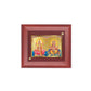 DIVINITI Lakshmi & Ganesha Gold Plated Wall Photo Frame, Table Décor| MDF 1 Wooden Wall Photo Frame and 24K Gold Plated Foil| Religious Photo Frame Idol For Pooja, Gifts Items (16.5CMX14.0CM)