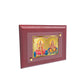 DIVINITI Lakshmi & Ganesha Gold Plated Wall Photo Frame, Table Décor| MDF 1 Wooden Wall Photo Frame and 24K Gold Plated Foil| Religious Photo Frame Idol For Pooja, Gifts Items (16.5CMX14.0CM)