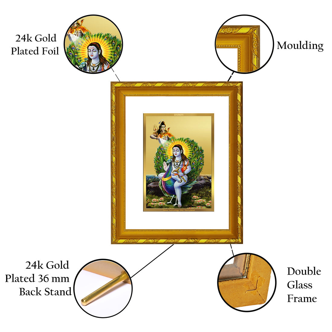 Luxurious Baba Balak Nath Frame for Your Home